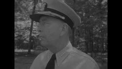 Meeting of military and government officials in Quantico outlining top secret plans in case of Korean War truce News Clip