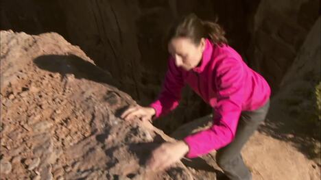 Rock climbing is all about adaptability