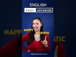 Happy - Basic to Advanced English Vocabulary #Shorts Instructional Video