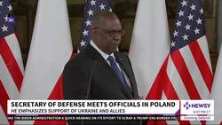 Secretary Of Defense Meets With Officials, U.S. Troops In Poland News Clip