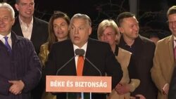 CLEAN : Hungary: Orban claims 'exceptional victory' in parliamentary elections News Clip