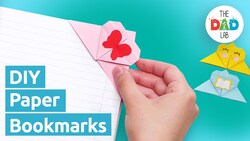 DIY Craft: Origami Bookmarks Instructional Video