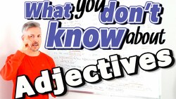 Lesson on ADJECTIVES (modifying nouns and do not change gender and number) Instructional Video
