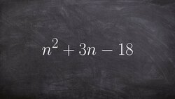 How to factor a trinomial using diamond method Instructional Video
