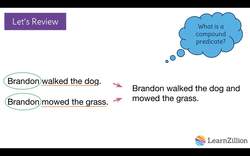 Combining Sentences with Compound Predicates Instructional Video
