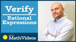 Master Verifying trigonometric identities with rational expressions Instructional Video