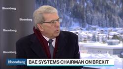 BAE Chairman Carr Sees Big Business 'Pragmatic' on Brexit News Clip