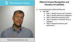 Income Recognition and Valuation of Liabilities Instructional Video
