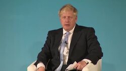 Boris Johnson speaking at a leadership hustings event News Clip