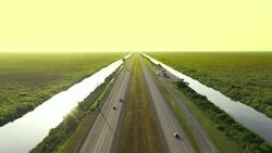 Everglades Explored: Drone's Eye View of America's Wetlands Stock Footage