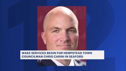 'He loved his community' - Wake services held in Seaford for late Hempstead Town Councilman Carini News Clip