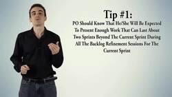 Agile Project Management - Tip #1: PO Should Know that They Will Be Expected to Present Enough Work Instructional Video