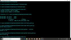 Complete Python Scripting for Automation - simple hello world script Instructional Video