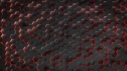 Scifi Hexagonal Looping Background Seamless Stock Footage