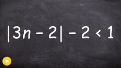 How to solve a absolute value inequality as an and statement one variable Instructional Video