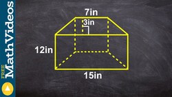 How to find the volume of a trapezoidale prism Instructional Video