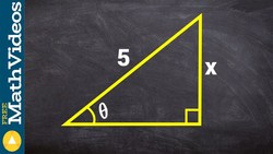 Learn how to find the change in theta for a triangle, related rates Instructional Video