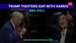 Shocker For Harris As Trump Tightens Gap In New National Polls | U.S. Election News Clip