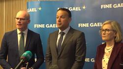 Press conference with Taoiseach Leo Varadkar at Fine Gael in Co Kildare - full speech News Clip