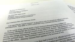 CLEAN : US: Images of the whistleblower complaint News Clip