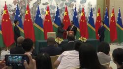 Solomon Islands and China form ties News Clip
