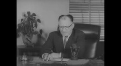 Congressman Leo Allen gives report on accomplishments of the 83rd Congress, August 1953 News Clip