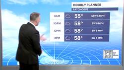 STORM WATCH: Scattered showers during the day with a chance of an evening thunderstorm for Long Island News Clip