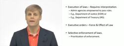 Executive Branch and the Law Instructional Video