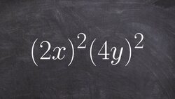 Simplifying using the power of product rule Instructional Video
