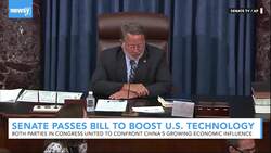 Senate Passes Bill To Boost U.S. Technology News Clip