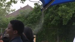 Misting station gives some relief from hot classrooms News Clip