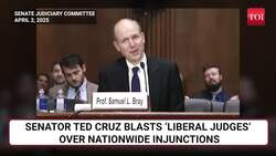 US Senate: Ted Cruz Tears Into ‘Hypocrite’ Judges During Explosive Hearing News Clip