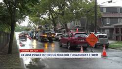 Con Ed: 24 customers lose power in Throgs Neck due to Saturday's storm News Clip
