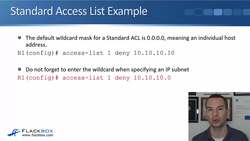 Cisco CCNA 200-301: The Complete Guide to Getting Certified - Standard, Extended and Named ACLs Instructional Video