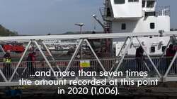 Channel crossings hit 7,000 for the year so far News Clip