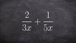 How to find the LCD so that you can add two rational expressions Instructional Video
