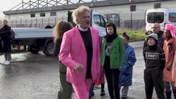 CLEAN : Activists simulate sinking barge of world leaders in Glasgow canal News Clip