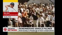 Mike Weir on the passing of The King of golf News Clip