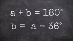 Using supplementary angles to find the missing value Instructional Video