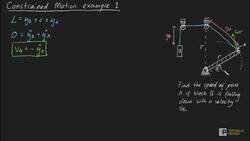 Constrained motion example 1 Instructional Video