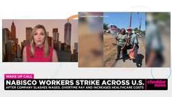 Nabisco Workers on Strike Stating 'No Contracts, No Snacks' News Clip