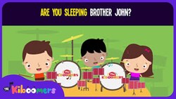 Are You Sleeping Brother John Song for Kids | Nursery Rhymes for Children | The Kiboomers Instructional Video