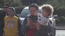 CLEAN : Fans of Kobe Bryant shed tears at star's Mamba Sports Academy News Clip