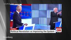 Biden/Bernie Debate News Clip
