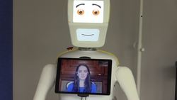 University reveal robot developed to combat loneliness News Clip
