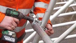 CLEAN : Storm Dennis: British Army assists with flood defences in Mytholmroyd News Clip