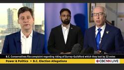 'A little bit cringe': B.C. premier responds to opposition party's claim of 'voting irregularities' News Clip