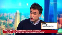 X Debt Shopped With $6B Sweetener From Musk's AI Bet News Clip