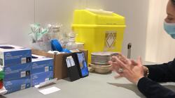 Priti Patel visits vaccination centre in Harrow News Clip