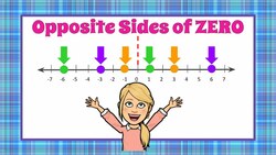 Mathematics: Finding Values on Opposite Sides of 0 on the Number Line Instructional Video